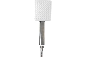 DENKER ELEGANCE AND QUALITY DENKER Alcachofa de Ducha con Manguera Alta Presión Cabezal de Ducha Ahorro de Agua extraíble Potente Color Plata acabado cromado 6 modos de chorro Higiene Personal Limpieza Lavado