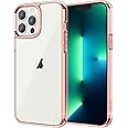 JETech Case for iPhone 13 Pro Max 6.7-Inch, Shockproof Bumper Cover, Anti-Scratch Clear Back (Rose Gold)