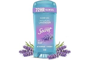 Secret Fresh Clear Gel Antiperspirant Deodorant, Luxe Lavender 2.6 oz (Pack of 2)