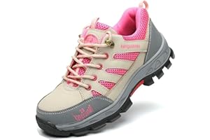 AUXDIQ Safety Trainers Mens Womens Steel Toe Cap Trainers Lightweight Safety Shoes for Women Breathable Work Boots