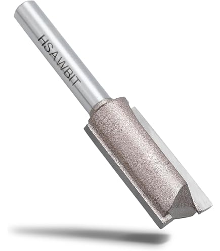 Faithfull FAIRB28 - Fresa A Due Tagli In Metallo Duro, 1/4 Pollice, 10mm, Per Legno E MDF - 5