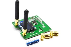 AURSINC Modulo MMDVM Double Hat Duplex Hotspot con Schermo OLED 0.96 V1.47 Compatibile con P25 DMR YSF NXDN DMR Slot 1 + Slot 2 per Raspberry Pi (OLED)