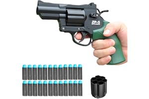 AGDLLYD Toy gun with soft bullets,Foam Blasters,Foam Dart Gun for Kids & Adults,Outdoor Indoor Fun,24 bullet and 2 magazine Safe Durable,unique gift ﻿