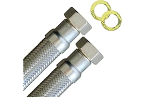 DER-SCHLAUCHFRITZE.DE H2O-Flex® Flexschlauch 1"ÜM x 1"ÜM, hoch flexibler Panzerschlauch DN 25 mit Trinkwasserzulassung