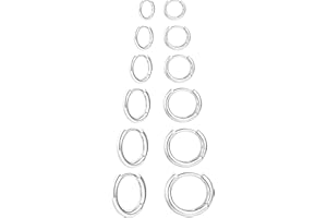 KISSPAT Gold Silber Creolen Set für Damen, Sterling Silber 925 Kleine Gold Creolen Ohrringe, Hypoallergen Leichte Knorpel Creolen Ohrringe Gold für Mehrere Ohrlöcher