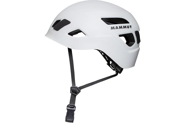 MAMMUT Skywalker 3.0 hjälm, unisex, vuxen, vit (vit), en storlek | Lågprofil Skywalker 3.0 klätterhjälm med hybridskydd och luftig ventilation