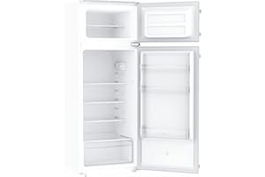 Candy Doppia Porta, 205 L, Da Incasso, Classe E, Compatto, Temperatura Regolabile, Luce LED, Cassetto Crisper, 39 dB, AxLxP 145x54x54 cm, Bianco - CFBD2450/2ESH