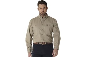 ALL TERRAIN GEAR X WRANGLER Wrangler, Riggs Herren-Arbeitshemd Logger aus Twill, langärmelig