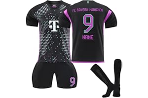 Coolsterster Fussball Trikot Kinder Set , 23/24 Heimtrikots / Auswärtstrikots Trikot Fussball Jungen Trikot Kinder und Erwachsene Fussballtrikot Junge Fußball Trainingsshirt,Shorts und Socken Set