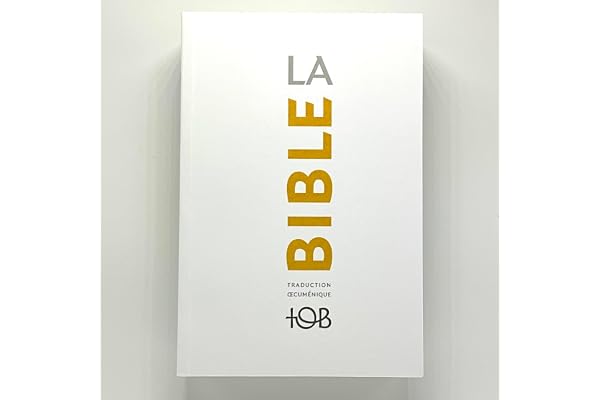 La Bible TOB - Traduction œcuménique de la Bible, notes essentielles, souple, blanche
