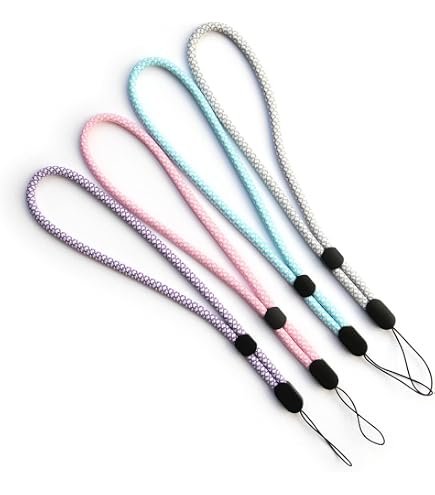 2 Stück Handschlaufe Lanyard Kurz - Verstellbare Finger Wrist Lanyard Für Handy Kamera Schlüssel