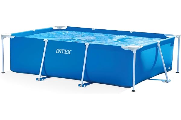 Intex - 28272NP - Piscine Metal Frame Junior rectangulaire Tubulaire (l) 3,00 x (l) 2,00 x (h) 0,75m