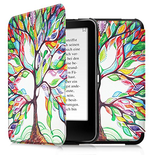 Tolino Vision 1 / 2 / 3 / 4 HD und Tolino Shine 2 HD Hülle - Fintie Ultradünne Smart Shell Case Schutzhülle Tasche Etui mit Ruhemodus und Magnetverschluss für Tolino Vision 4 HD / Vision 3 HD / Vision 2 / Vision 1 / Shine 2 HD eReader, Liebesbaum