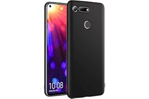 Verco Etui kompatybilne z Honor View 20, matowe etui ochronne do Honor View20, silikonowe etui na telefon komórkowy - czarne
