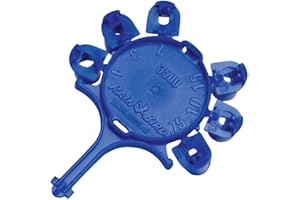 Rain Bird Nozzle Pack 32SA, 32SA Shrub, 3500 Rotors - Replacement Set of 6 Self-Aligning Nozzles with Matched Flow Rates - Black, Plastic