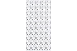 ZZLBZN Clear Rubber Feet, 100Pcs Self Adhesive Rubber Pads Sticky Dots, Non-Slip Cabinet Stoppers, for Furniture, Drawer Doors, Cutting Boards, Small Appliances, Electronic Products
