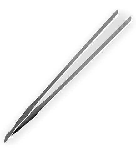May Universal-Pinzette 30 Cm - Edelstahl, Mit Geriefter Spitze, Für Haushalt, Basteln & Modellbau