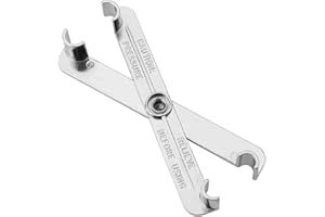 TINOALY Strumento di Scollegamento della Linea di Trasmissione Carburante, Forbice Strumento di Filtro del Carburante da 3/8 e 5/16 Pollici Strumento di Rimozione della Linea per Mazda