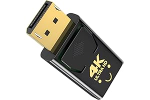 TV xStream 4K DisplayPort to HDMI Adapter - DP to HDMI Male Converter, Supports 4K 30Hz, Dual-Mode Plug and Play, HDMI 1.4 & DP v1.2 Compatibility, Audio & Video Sync, Male-Female (1)