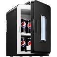 Mini Frigo NORTHCLAN 15L - Frigo Portable 12V/220V Pour Voiture Et Maison - Garde Au Froid Et Au Chaud - Noir