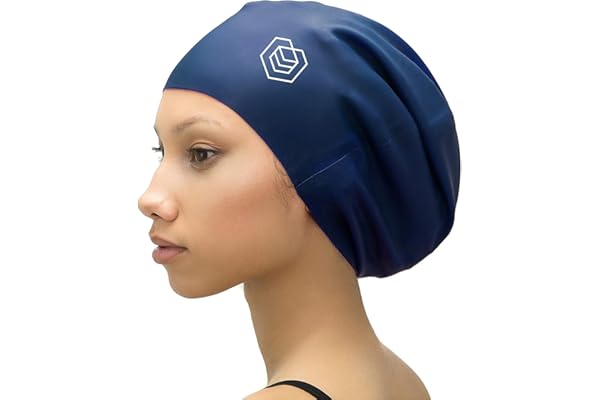 SOUL CAP - Bonnet de Bain Grand pour Cheveux Longs | Conçu pour Les Cheveux Longs, Épais ou Bouclés | Adulte Unisexe | Femmes et Hommes | 100% Premium Silicone