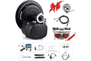 TongSheng TSDZ2 36V 250W 350W 48V 500W Coppia Sensored DIY Kit Motore di avviamento a manovella eBike Mid Motor Bike Kit di conversione Motore Centrale con Batteria