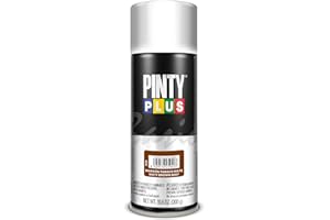 PINTY PLUS PINTYPLUS Pintura en Spray Basic 520cc Marrón Tabaco Mate 8007, 400 ml (Paquete de 1), 400