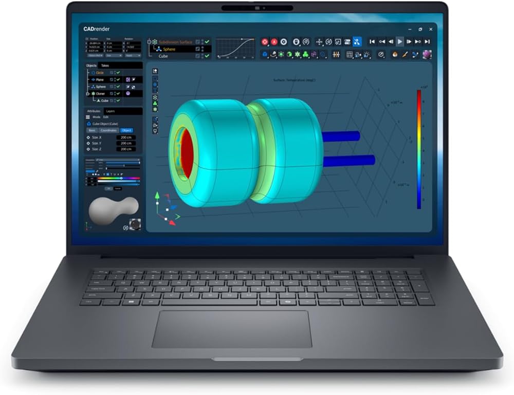 Dell Pro Max 18 Plus Ultra 7 265HX 32GB 1TB SSD 12GB RTX Pro 3000 Blackwell 18 QHD+ 120Hz W11P