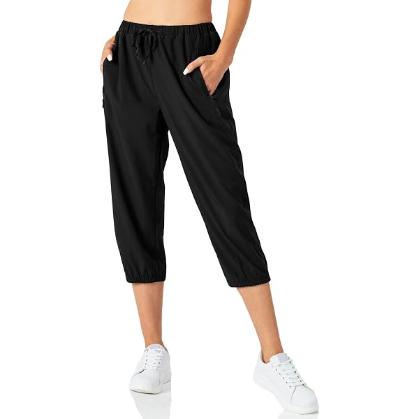 Pantalon Femme Automne-hiver - Taille élastique - Coupe Ample - Chaud - Pour Sport, Détente, Voyage - 9