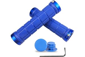 PLATT - Par de Asas de Bicicleta ergonómicas de Goma Suave Antideslizante, Agarre para Bicicleta de montaña