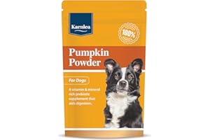 Karnlea Pumpkin Powder for dogs | 100% Pure Pumpkin Powder Dog Food Topper | Makes Puree For Gut Health, Fibre, Healthy Stools, Prebiotic, Scooting |100g