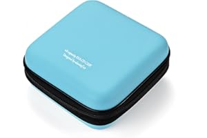 LIOVODE, custodia per cd, in EVA, arganizer da 48 capacità per contenere dvd, portafogli per dischi, supporti di raccolta, per la casa e l'auto