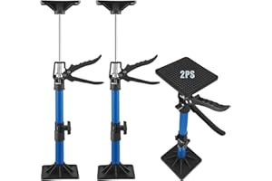 NASTOPEE 2 Étai Télescopique,Hauteur Réglable,Étai De Soutien,Pince De Porte Rotative 360°,Support À Dégagement Rapide,Maximum 40Kg*2,Étai Porte Télescopique Pour Cadres De Porte,Plafond Montage (30-59cm)