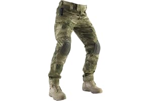 ZAPT Combat Pants Herren Airsoft Paintball Tactical Pants mit Knieschützern Jagd Camouflage Militär Hose