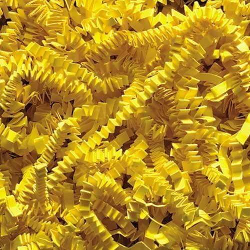 1/2 LB Crinkle Cut Paper Shred, Yellow by CPB
