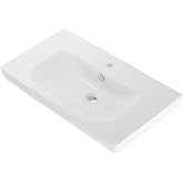 VitrA S20 5523B003-0001 Etajerli Seramik Lavabo, Beyaz, 85 cm