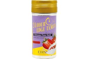 EBIN NEW YORK 24 timmars kanttamer hår elegant pinne, extremt fast hållning, 76,5 g, jordgubbe – elegant och gå, ingen flagning och vita rester