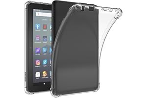 KEROM Clear Case for 6" Kindle Paperwhite 2012-2017 (7th/6th/5th Generation, Model: DP75SDI/EY21), Ultra-Thin Lightweight Scratch-Proof Silicone Case Soft Flexible TPU Bumper Back Cover, Transparent