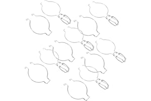 COLLBATH 10 Pezzi Fibbia in Acciaio Inossidabile per Chiusura Ermetica Barattoli Blocco Filo per Contenitori di Conservazione Senza Perdite