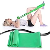 VELLORA Long Resistance Band for Physical Therapy, Pilates, Stretch, Strength Training Workout for Men and Women