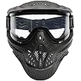 HK Army HSTL Goggle Paintball Airsoft Mask with Anti Fog Thermal Lens (Black/Clear Lens)