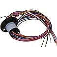 CNBTR 12 Wires Capsule Slip Ring 250Rpm AC/DC 240V 2A Power Collector Ring 12.2mm
