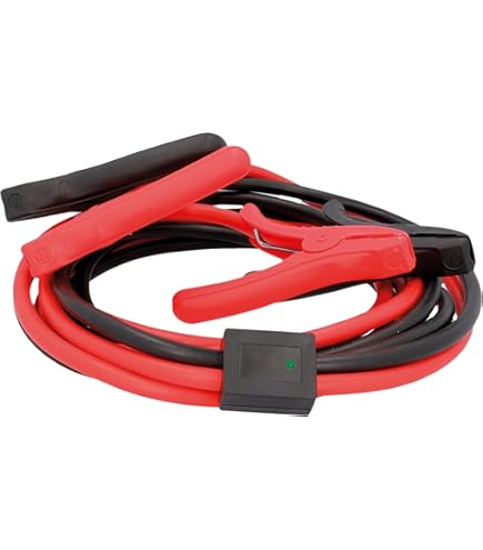 Deuba Câbles de démarrage 12 V/24 V pour moteurs à essence - Sac de