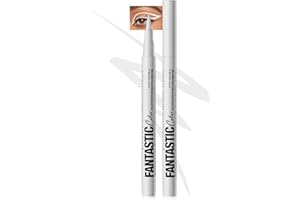 LYSDEFEU Mattes Liquid Eyeliner Pen Wasserfest,Bunt Eyeliner Pen Stift Hält 24 Stunden,Pigmented With Long-lasting,Smudgeproof,Ultrapigmentiert,Schnell Trocknend Kreiert Definierte Linien,Veganer-01 Weiß