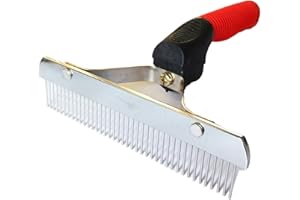 Pet Comb Extra-Large Rake Comb Grooming Brush Deshedding Tool Beauty Comb For Large Dogs Golden Retriever Husky German Shepherd