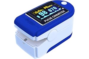 Contec CMS50D Oxymètre de pouls Bleu