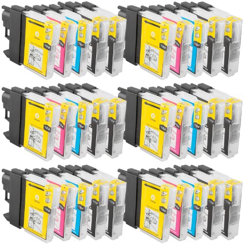 PlatinumSerie® 30 Patronen XL kompatibel zu Brother LC980 LC985 LC1100 für Brother DCP- MFC-Serie - 2