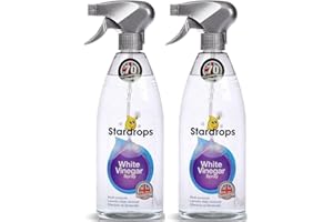Stardrops 2 x White Vinegar Multi Surface Cleaner 750ml Spray