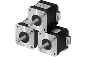 TWOTREES Twotreees1234-3D Accessori di stampante nema17 nuovo motore ibrido di due fasi di quattro fili 42 passo motore 17HS4401s stabile, efficiente e precisa prestazione+1m XH2.54 1.5A,3 pezzo, 3