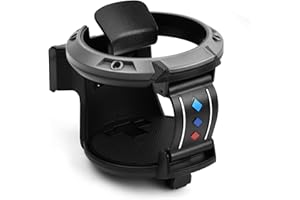 Anseom Car Cup Holder, Air Vent Cup Holder For Cars With Air Clip Multifunction Button Hook for Keys and Small Items for Bottle Can Drink Thermos Cup Coffee Bottle Insert (black+grey)